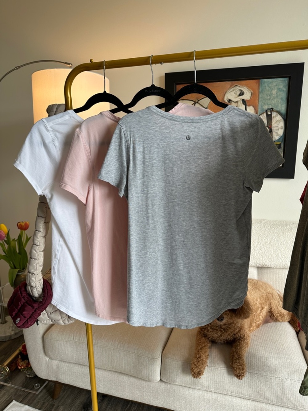 lululemon athletica Short Sleeve Tee Trio - Gray, Pink, White